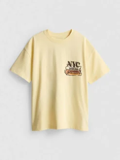 7–15 Jahre | Oversized-T-Shirt mit „New York City“ Grafik