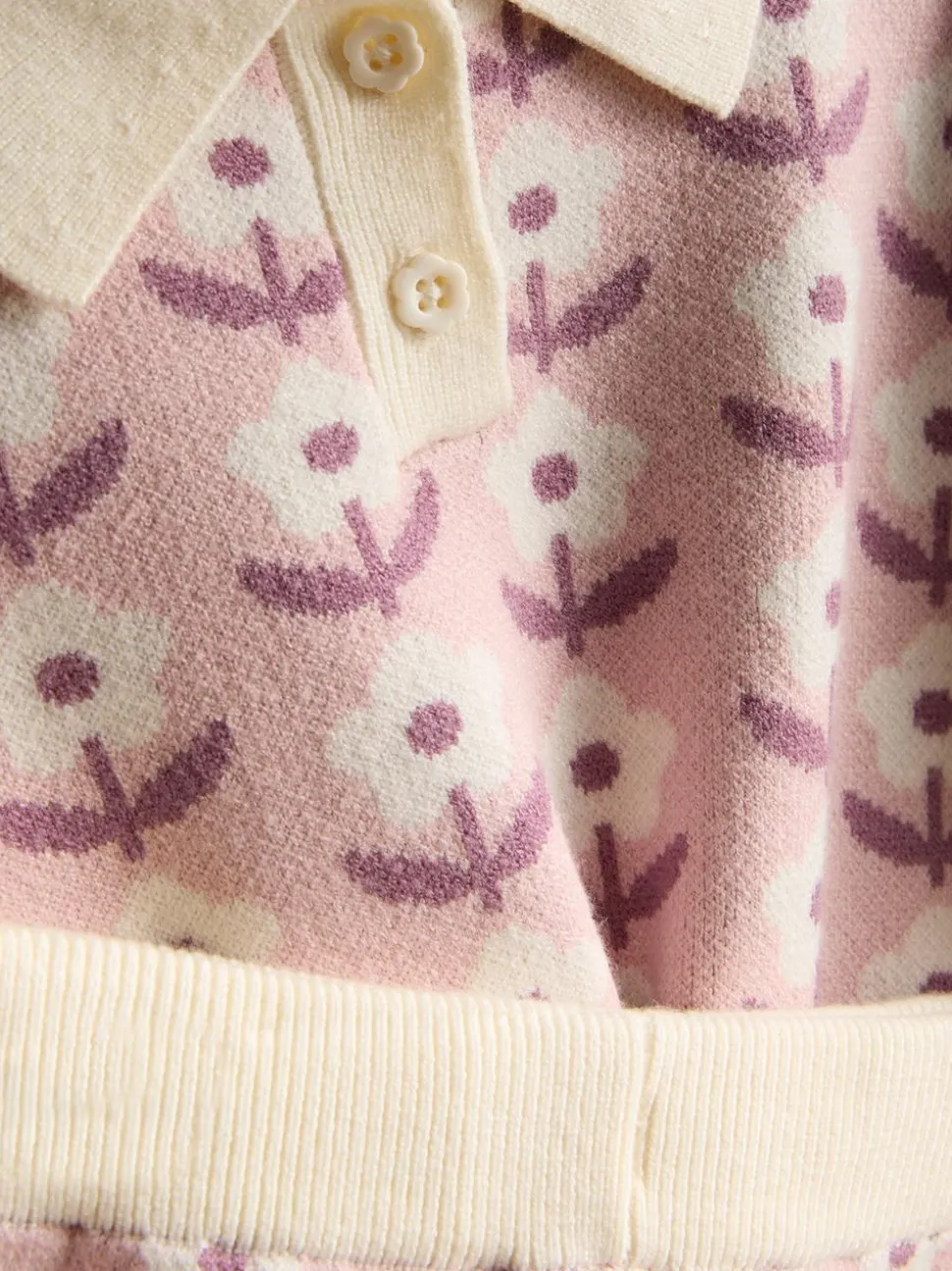 1–9 Jahre | Pullover mit Blumenmuster und Strickhose