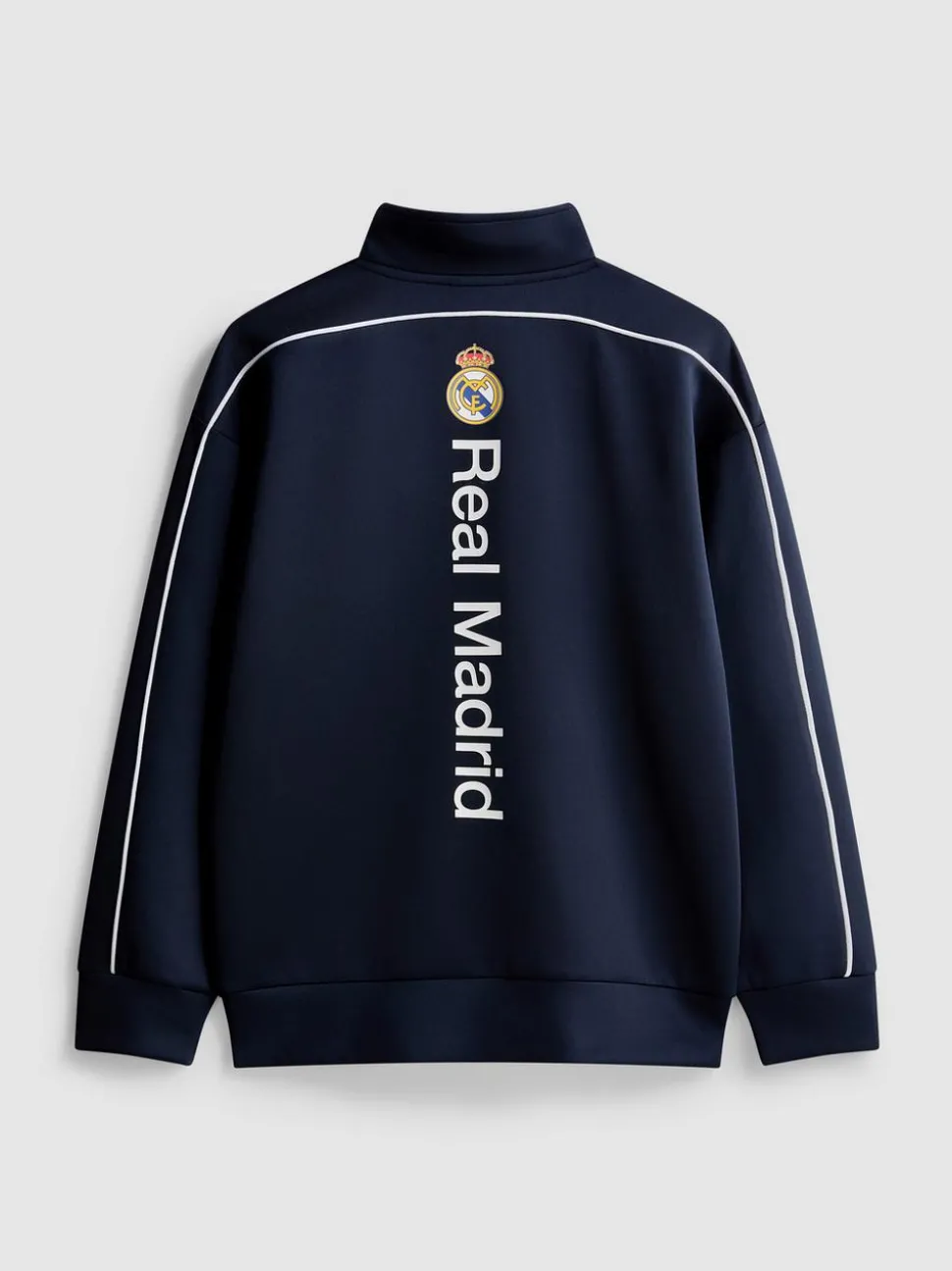 7–15 Jahre | „Real Madrid CF“ Sweatshirt mit halbem Reißverschluss
