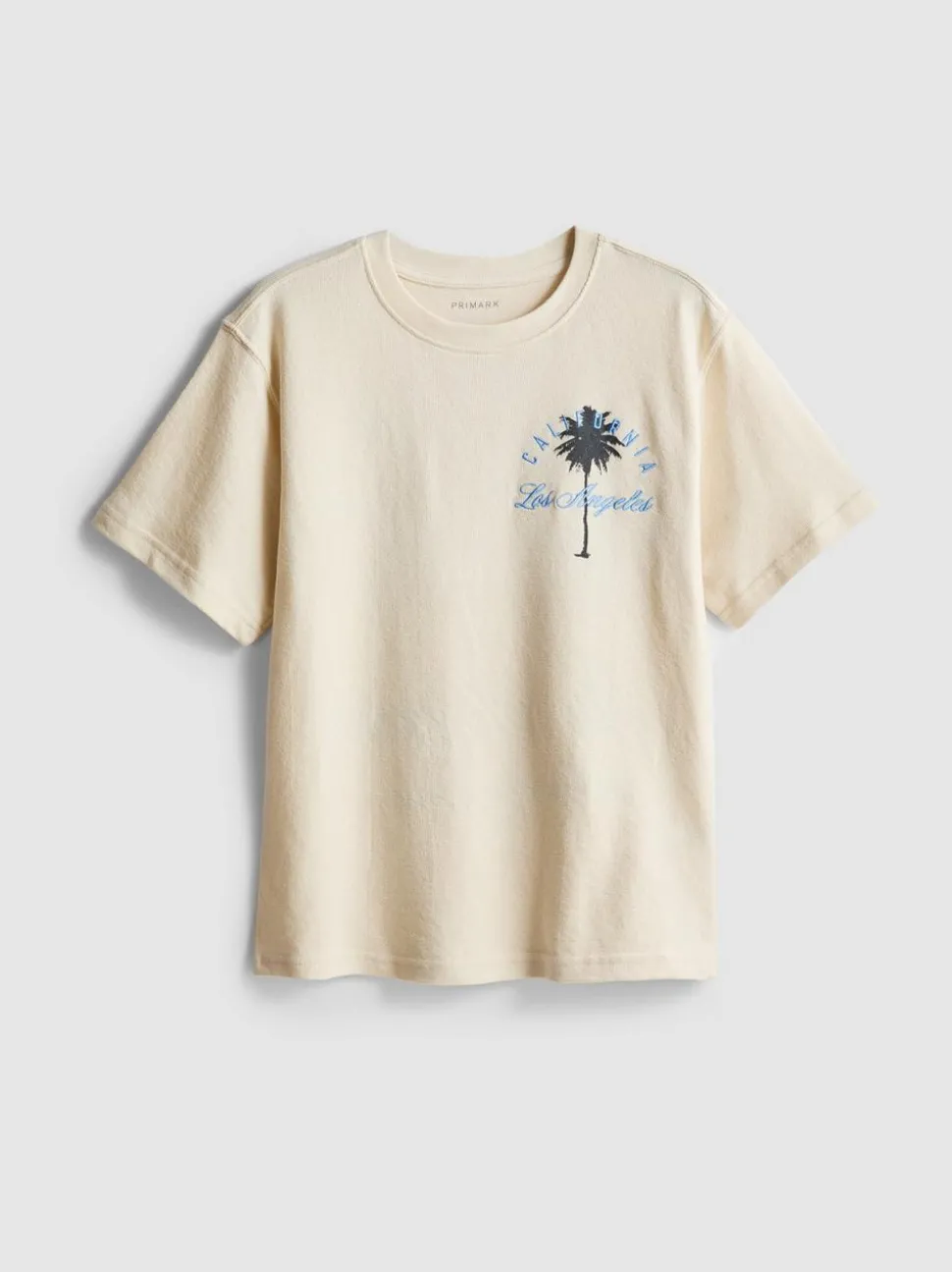 7–15 Jahre | Strukturiertes T-Shirt mit Palmen-Grafik