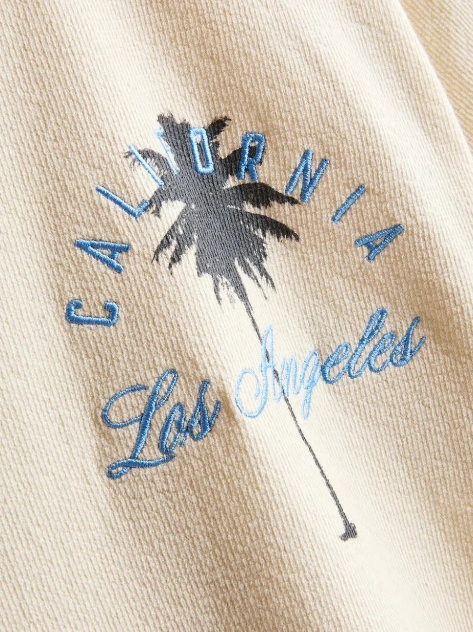 7–15 Jahre | Strukturiertes T-Shirt mit Palmen-Grafik