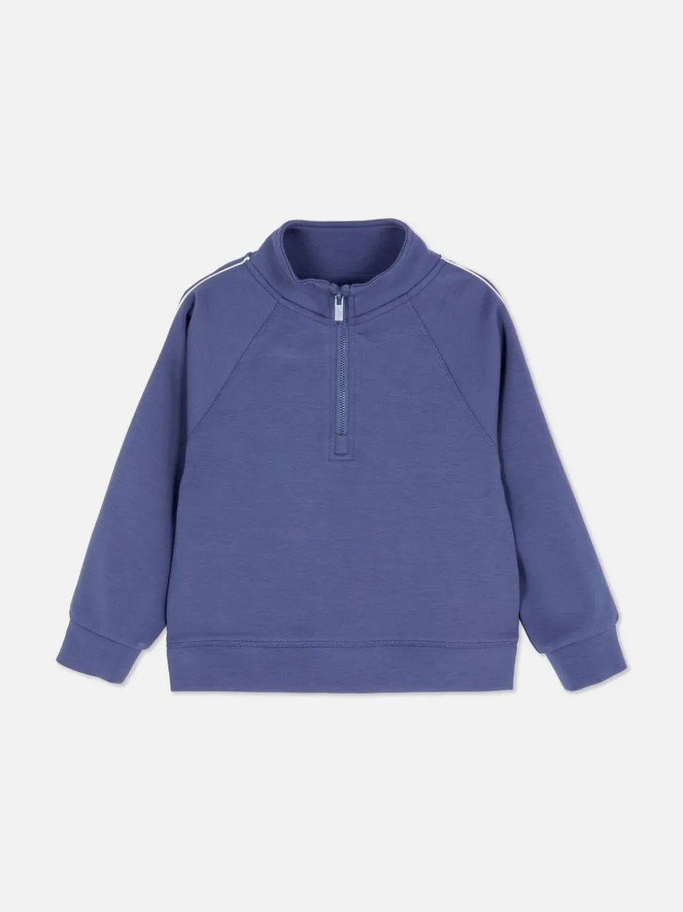 1,5–8 Jahre | Sweatshirt mit halbem Reißverschluss und Trichterkragen