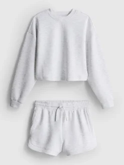 7–15 Jahre | Sweatshirt und Laufshorts im Set