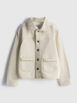 1,5–12 Jahre | „The Edit“ Hemdjacke aus Baumwoll-Denim mit Nadelstreifen