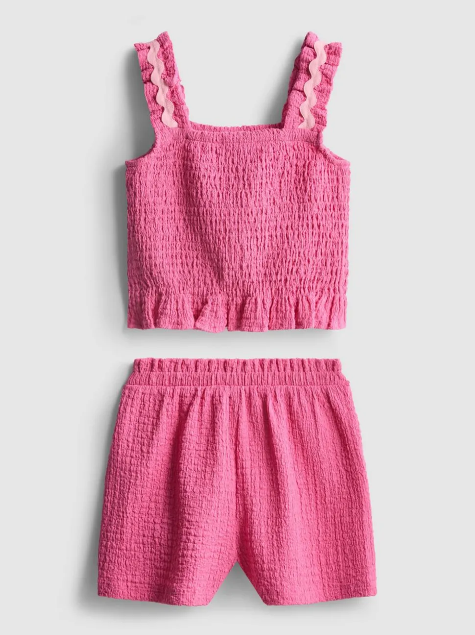 1,5–8 Jahre | Top und Shorts in Knitteroptik