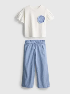 1,5–9 Jahre | T-Shirt mit Rüschen und Hose