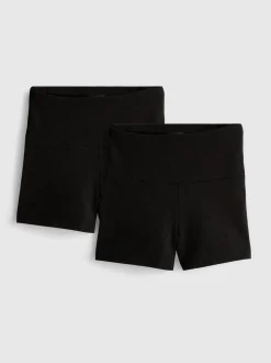 7–15 Jahre | Yogashorts, 2er-Pack