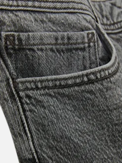 Jeans mit geradem Bein und mittlerer Leibhöhe