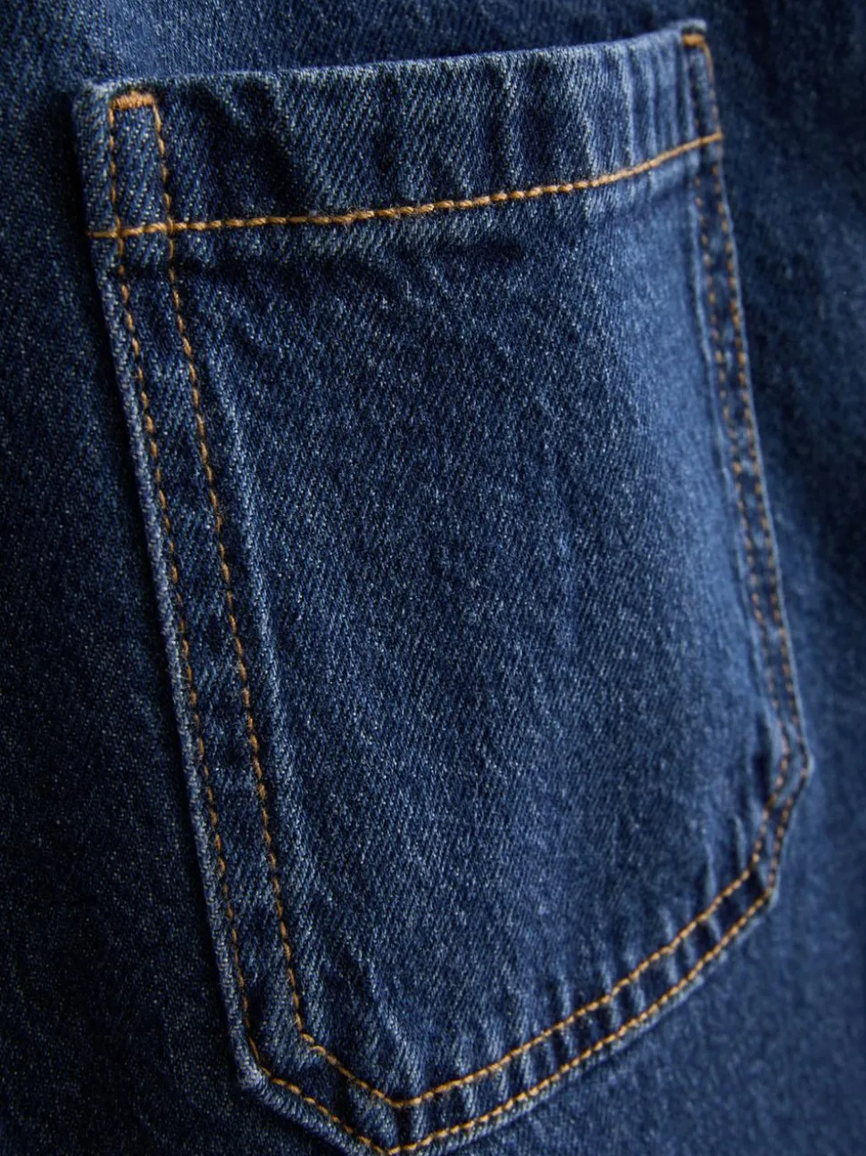 Jeans mit weitem Bein und Vordertaschen