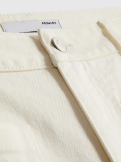 Jeans mit weitem Bein und Vordertaschen