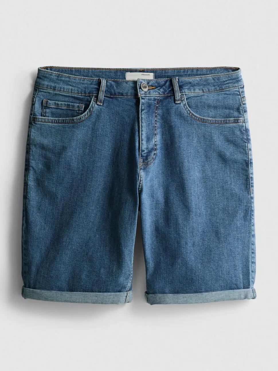 Jeansshorts in gerader Passform