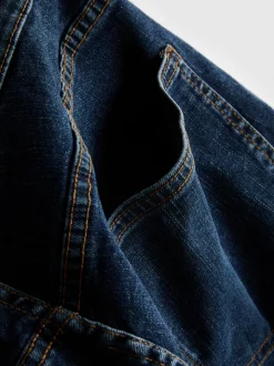 Jeansshorts in gerader Passform