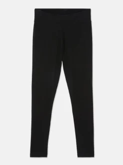 Jersey-Leggings mit hohem Bund