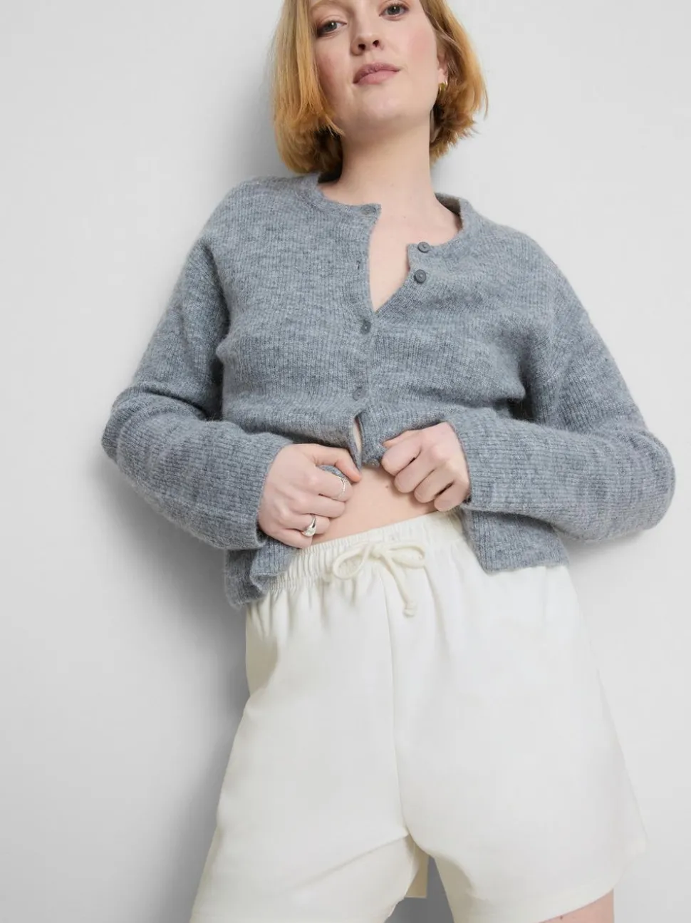 Jerseyshorts mit hohem Baumwollanteil