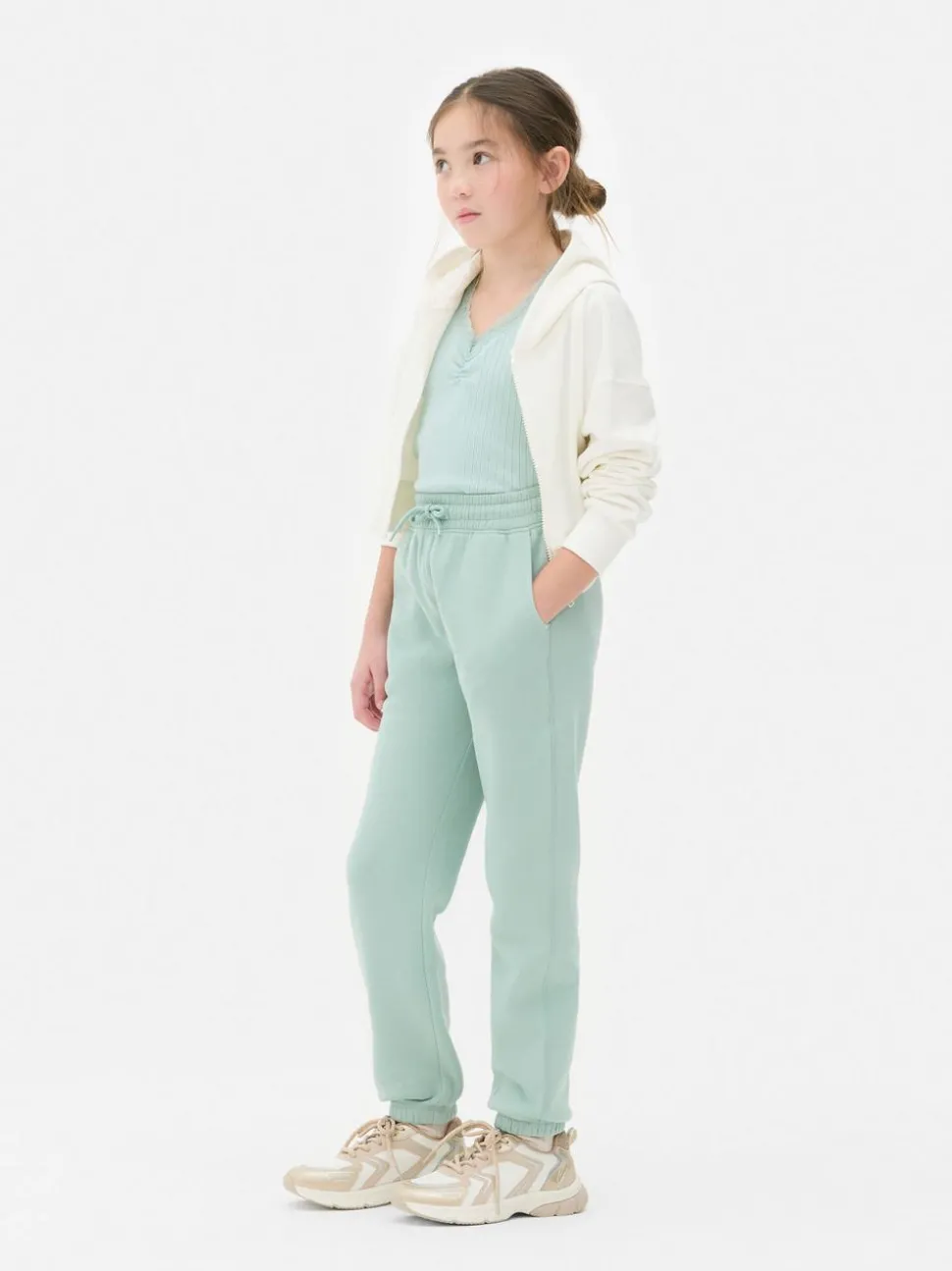 Jogginghose mit Bündchen und Kordelzug