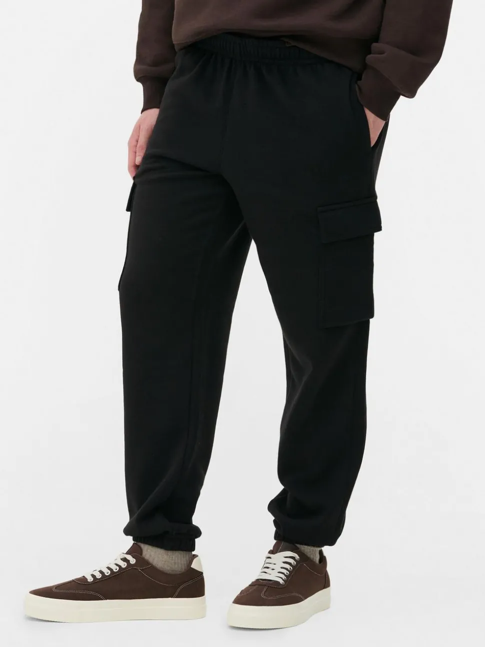 Jogginghose mit Cargotaschen und Bündchen