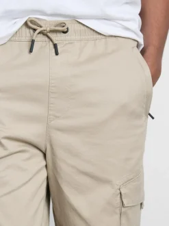 Jogginghose mit Cargotaschen und Bündchen
