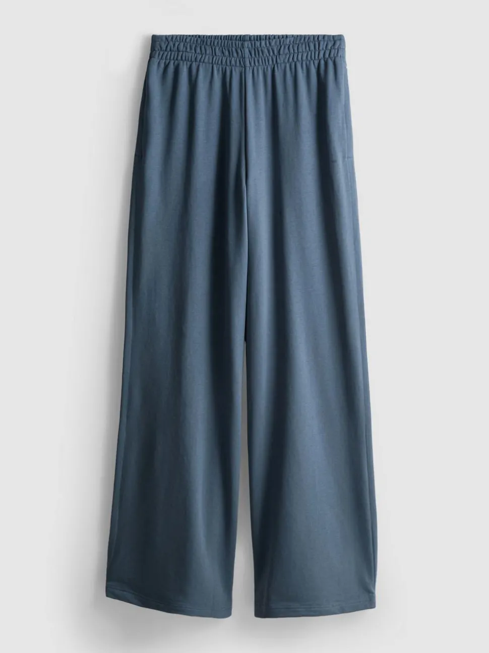 Jogginghose mit hohem Baumwollanteil und weitem Bein