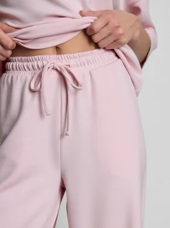 Jogginghose mit weitem Bein und Kordelzug
