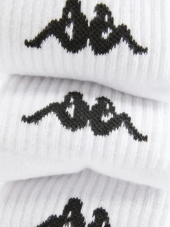 „Kappa“ Crew-Socken in Viertellänge, 3er-Pack