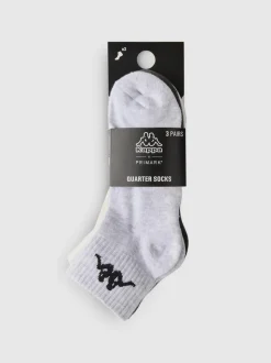 „Kappa“ Crew-Socken in Viertellänge, 3er-Pack