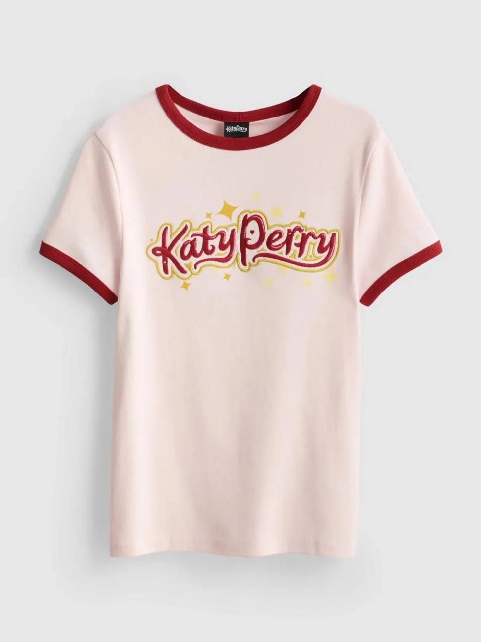 „Katy Perry“ Ringer-T-Shirt aus Baumwolle