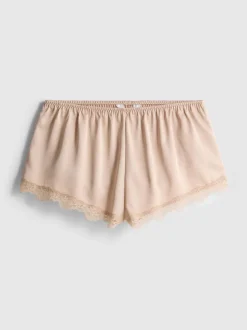 Klassische Satin-Schlafanzugshorts