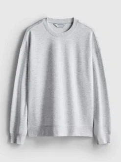 Klassisches Sweatshirt mit Rundhalsausschnitt