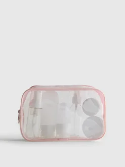 Kosmetikflaschen-Reiseset, 6-teilig