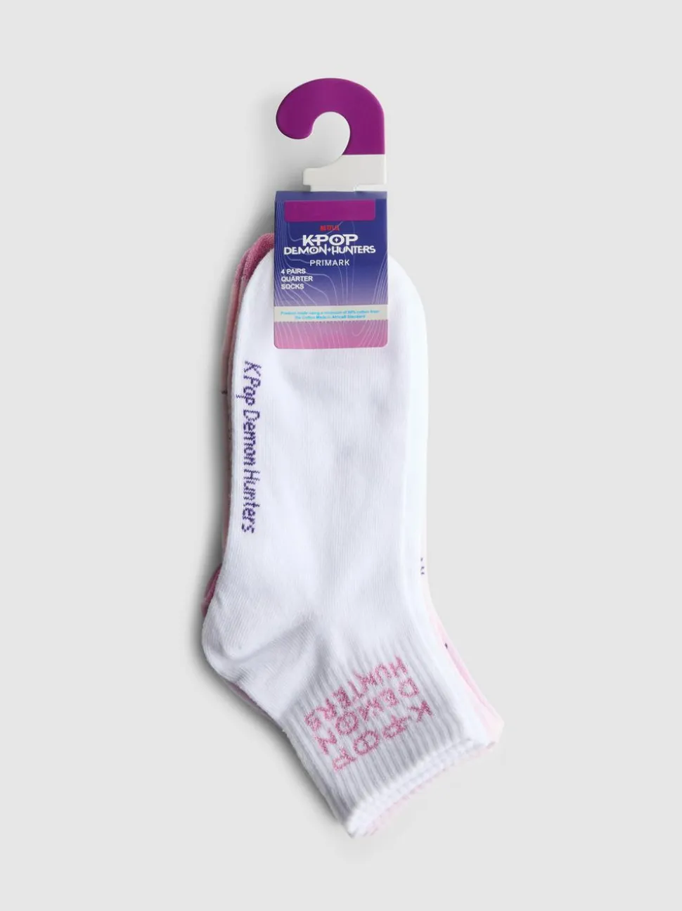 „KPop Demon Hunters“ Socken in Viertellänge, 4er-Pack