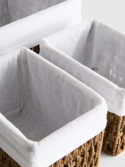 Körbe aus Papierseil, 3er-Pack