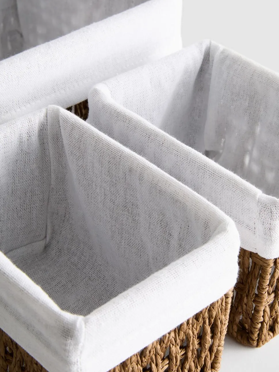 Körbe aus Papierseil, 3er-Pack