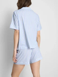 Kurzer Boyfriend-Schlafanzug mit Print