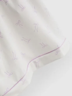 Kurzer Boyfriend-Schlafanzug mit Print