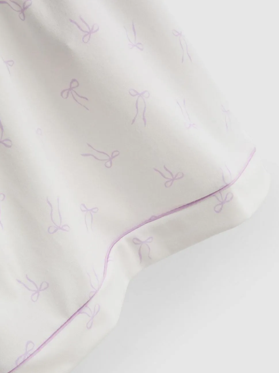 Kurzer Boyfriend-Schlafanzug mit Print