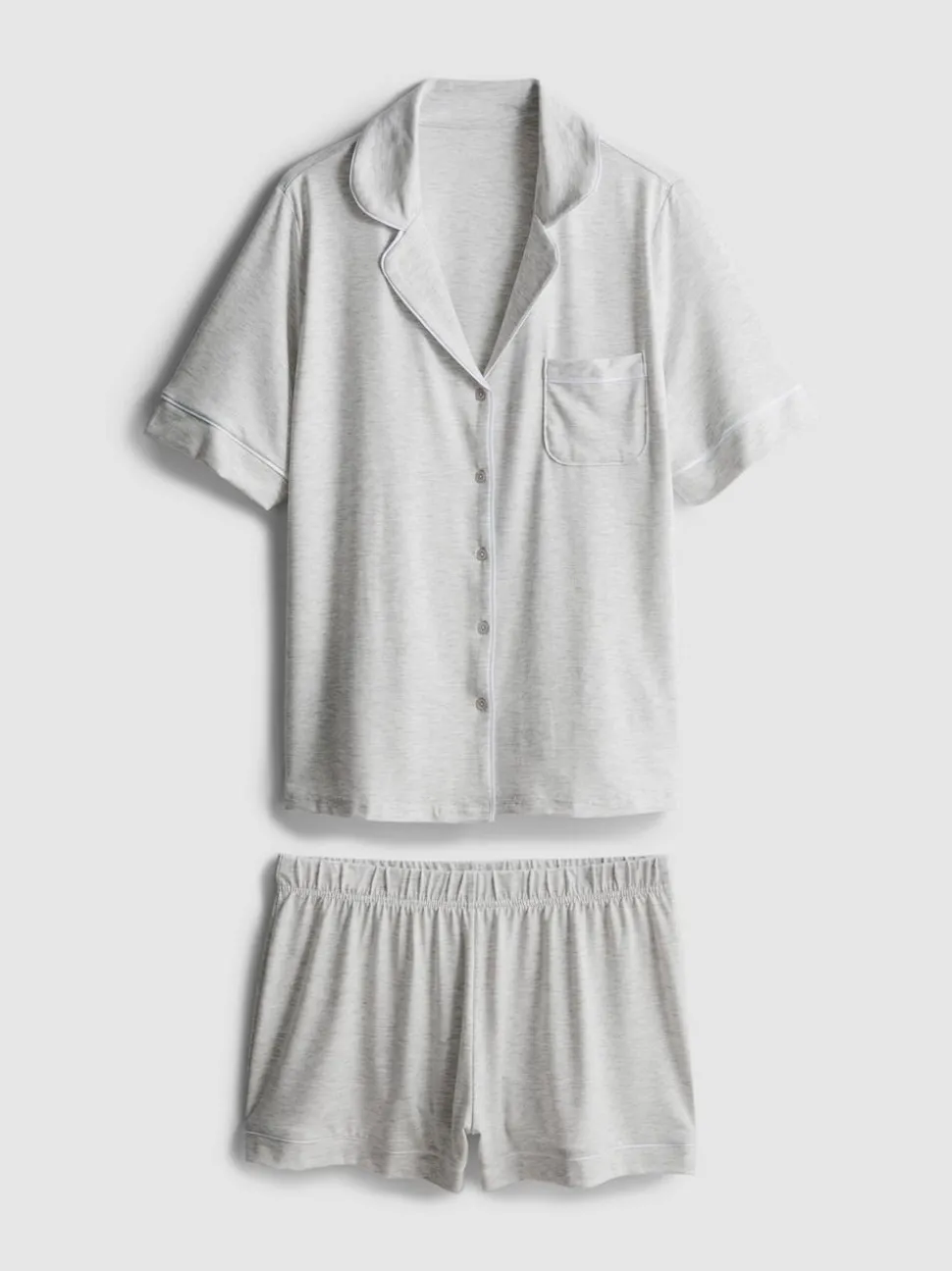 Kurzer Boyfriend-Schlafanzug aus Jersey