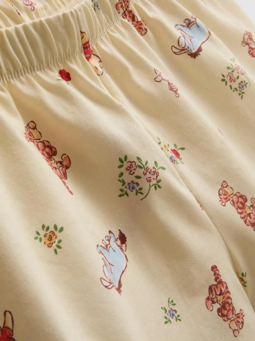 Kurzer „Disney Winnie Puuh“ Baumwoll-Schlafanzug mit Print