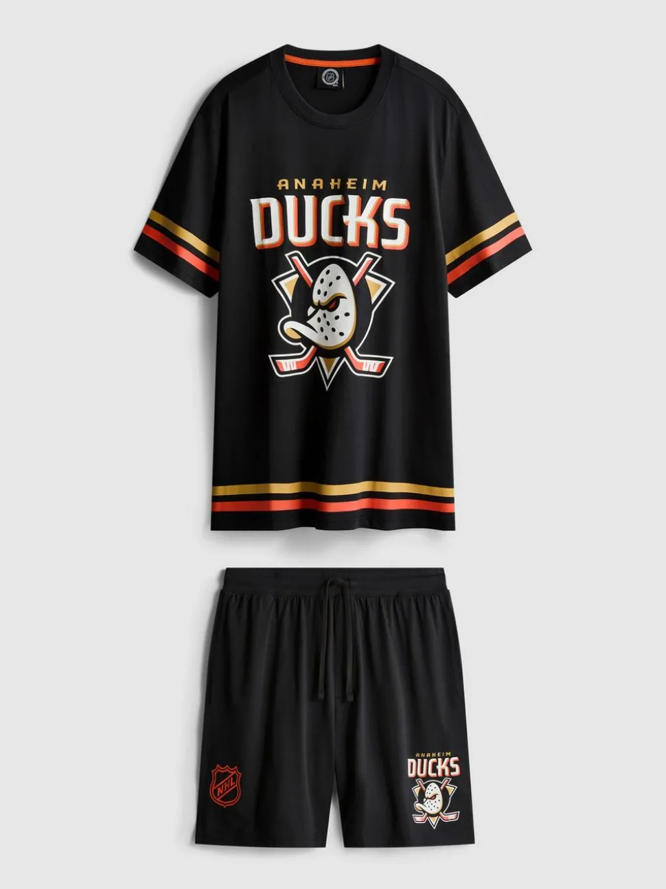 Kurzer „NHL Anaheim Ducks“ Schlafanzug