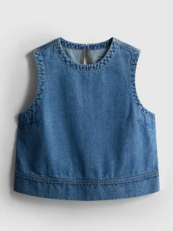 Kurzes Denim-Top