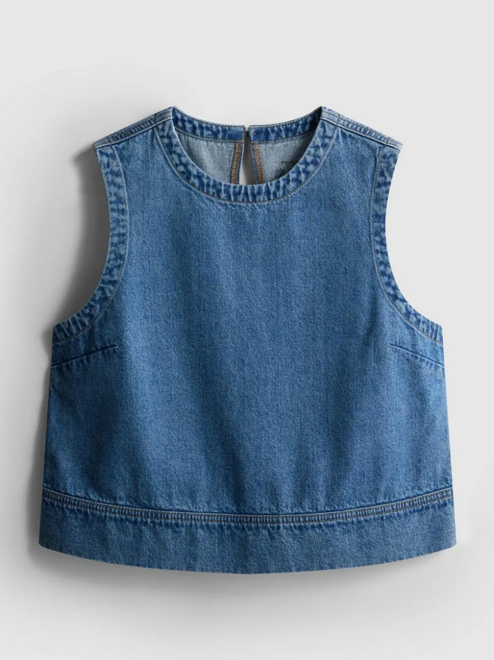 Kurzes Denim-Top