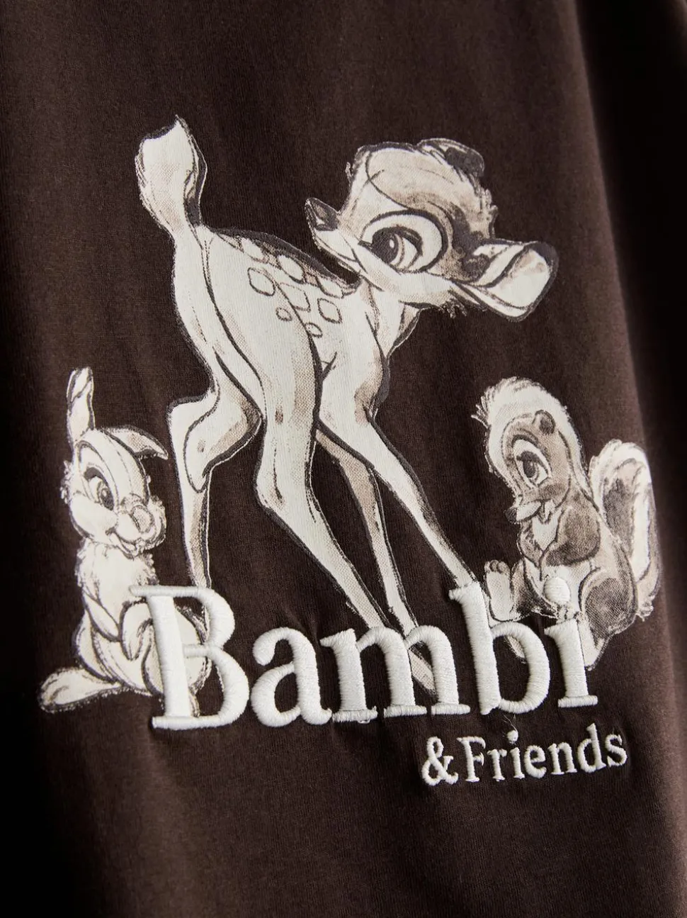 Kurzes „Disney Bambi“ Schlafanzugtop mit Grafik