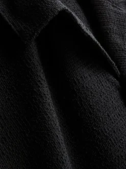 Kurzärmeliges, strukturiertes Shirt