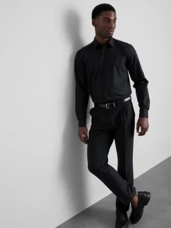 Langärmeliges, elegantes Regular-Fit-Hemd