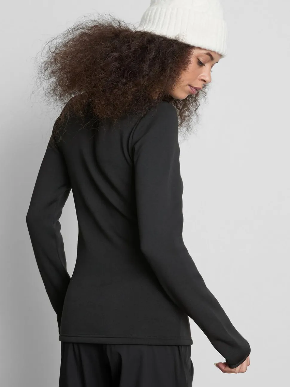 Langärmeliges Thermotop mit Plüschfutter