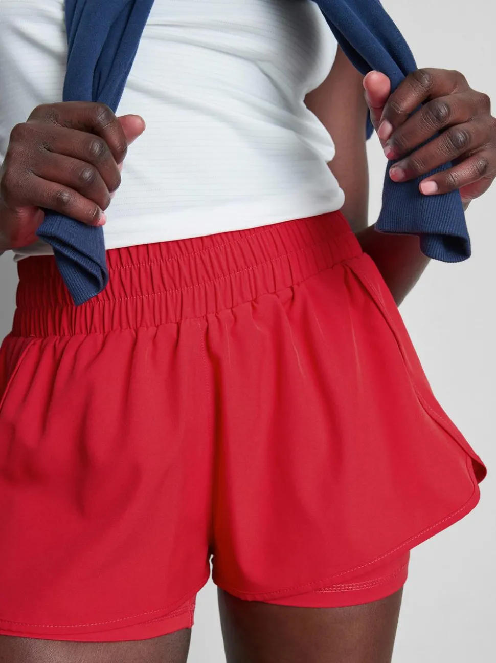 Laufshorts im Lagenlook