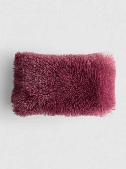 Längliches Kissen im Pompon-Stil
