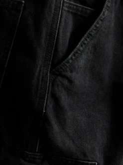 Lockere Cargo-Jeans mit mittlerer Leibhöhe