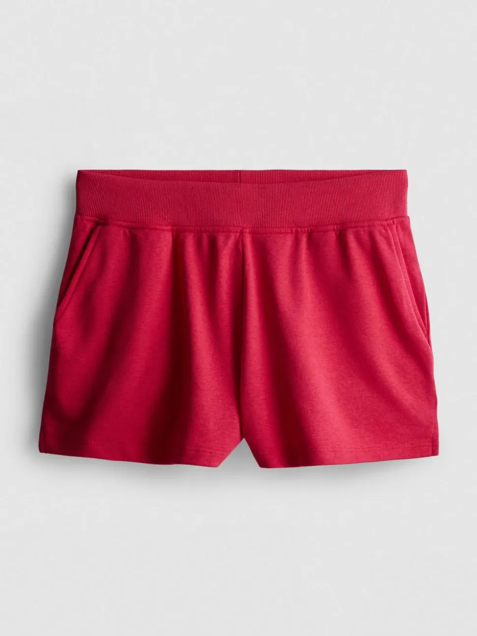 Lounge-Shorts aus Baumwolle mit Schlitz