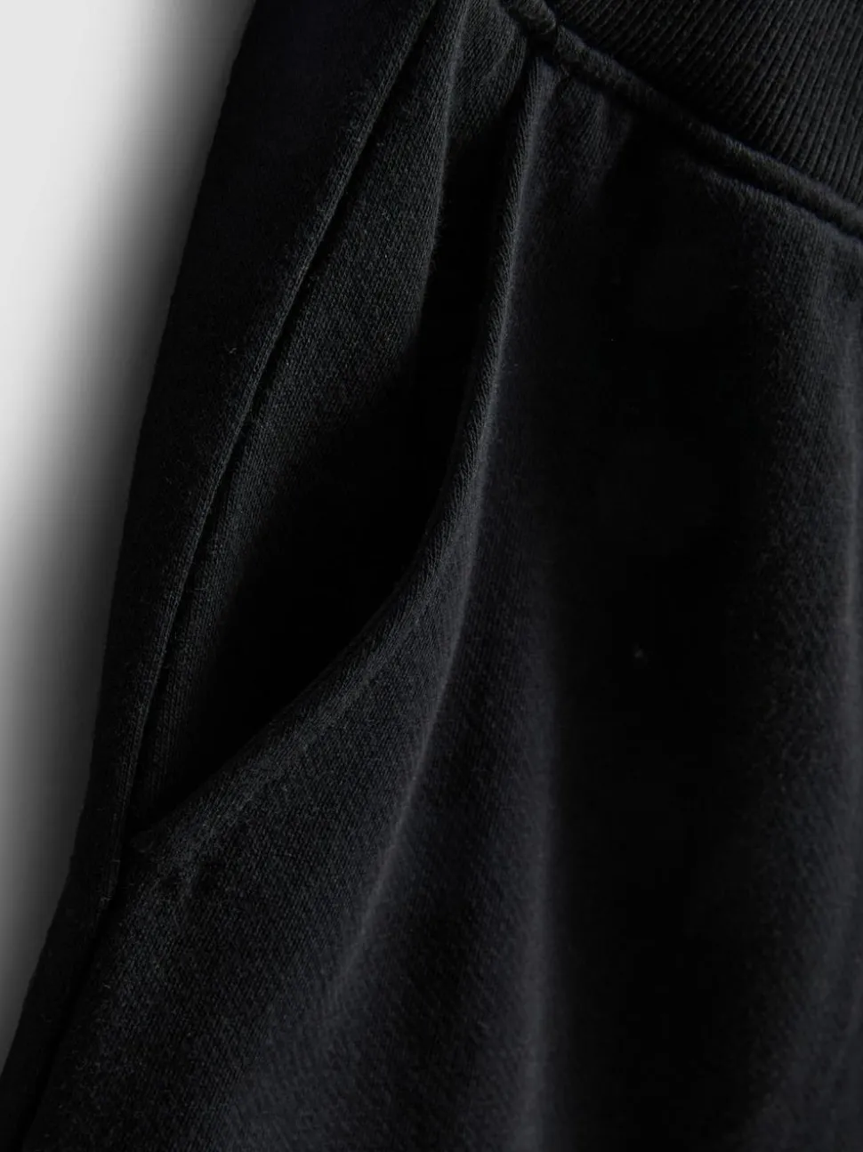 Lounge-Shorts aus Baumwolle mit Schlitz