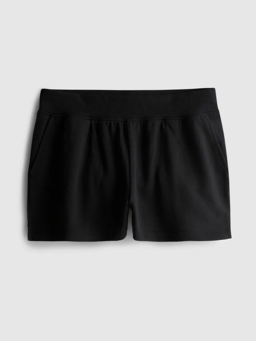 Lounge-Shorts aus Baumwolle mit Schlitz